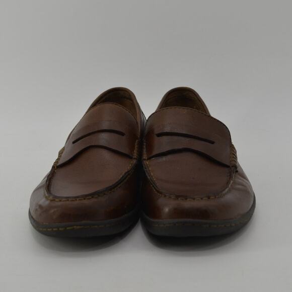 Born Men's Sz 9 Simon III Penny Loafer Brown Leather Comfort - Picture 4 of 16